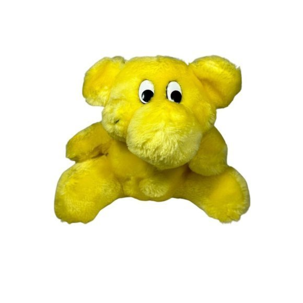 Kodak Kolorkins Shutter Plush Stuffed Animal Yellow Advertising Vintage 1980s 9"